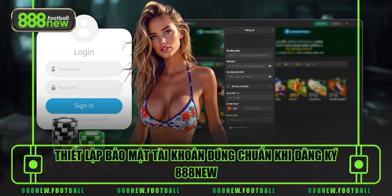 Thiết lập bảo mật tài khoản đúng chuẩn khi đăng ký 888NEW