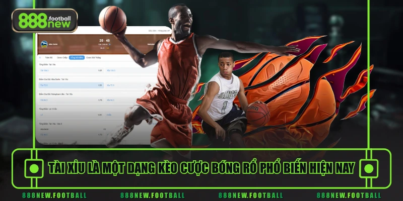 Tài Xỉu là một dạng kèo cược bóng rổ phổ biến hiện nay