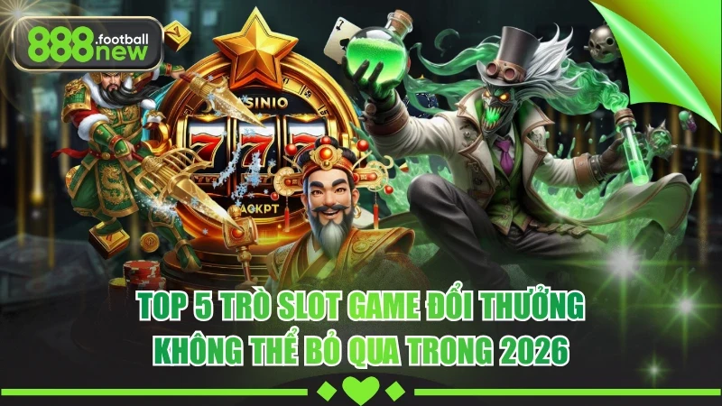 Top 5 Trò Slot Game Đổi Thưởng Không Thể Bỏ Qua Trong 2026